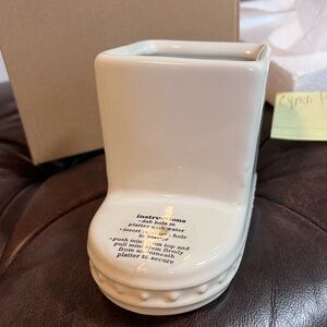 Nora Fleming CC01 Retired Pearl Dot Square Cutie Container